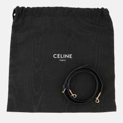Pre Owned Celine Teen Nino 2-Way Handbag Black Smooth Satined Calf Leather