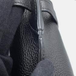 Pre Owned Celine Big Bag Bucket Black Leather Size Nano 2Way Handbag