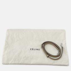 Pre Owned Celine Big Beige Leather Nano 2Way Bucket Bag 