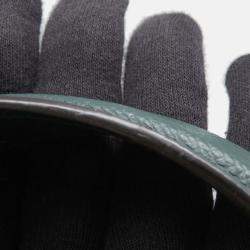 Pre Owned Celine Belt Bag Dark Green Leather Size Micro
