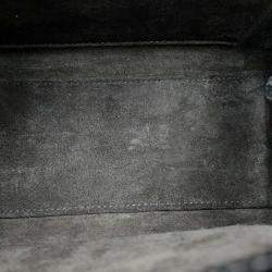 Pre Owned Celine Luggage Shopper Black Leather Size Nano