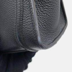 Pre Owned Celine Luggage Shopper Black Leather Size Nano