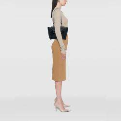 Pre Owned Celine Black Mini Grained Calfskin Belt Bag
