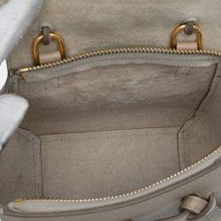 Pre Owned Celine Brown Pico Grained Calfskin Belt Bag