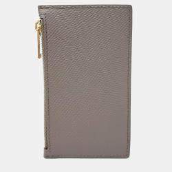 Pre Owned Celine Grey Leather card wallet