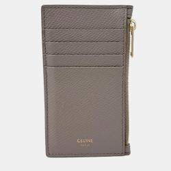Pre Owned Celine Grey Leather card wallet