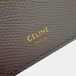 Pre Owned Celine Grey Leather card wallet