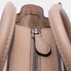 Pre Owned Celine Nano Leather Luggage Tote