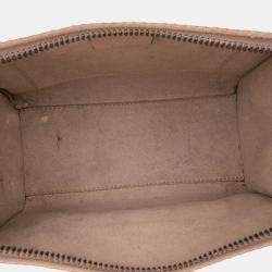 Pre Owned Celine Nano Leather Luggage Tote