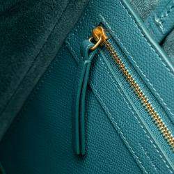 Pre Owned Celine Small Grained Calfskin Vertical Cabas Satchel
