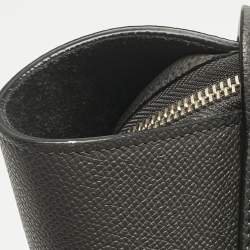 Pre Owned Celine Grey Leather Mini Belt Top Handle Bag