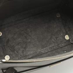 Pre Owned Celine Grey Leather Mini Belt Top Handle Bag