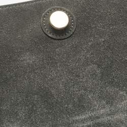 Pre Owned Celine Grey Leather Mini Belt Top Handle Bag