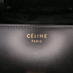Pre Owned Celine Black Small Calfskin Classic Box