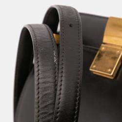 Pre Owned Celine Black Small Calfskin Classic Box