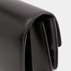 Pre Owned Celine Black Small Calfskin Classic Box