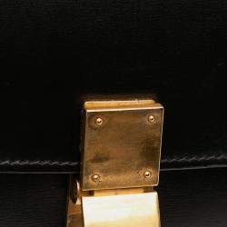 Pre Owned Celine Black Small Calfskin Classic Box