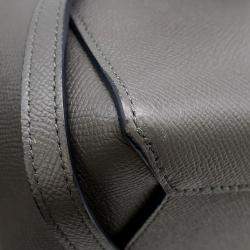 Pre Owned Celine Belt Bag Gray Leather Size Nano