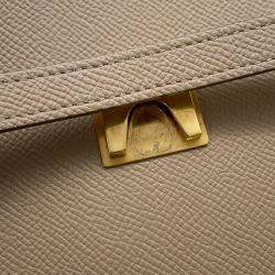 Pre Owned Celine Belt Bag Beige Leather Size Micro