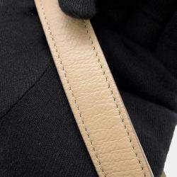 Pre Owned Celine Belt Bag Beige Leather Size Micro