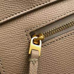 Pre Owned Celine Belt Bag Beige Leather Size Micro