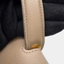 Pre Owned Celine Belt Bag Beige Leather Size Micro