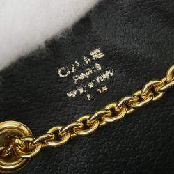 Pre Owned Celine Black Suede Shoulder Bag