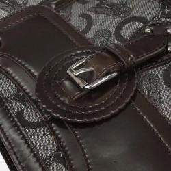 Pre Owned Celine Brown Black C Macadam Boogie Bag Handbag