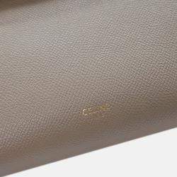 Pre Owned Celine Beige Micro Grained Calfskin Belt Bag