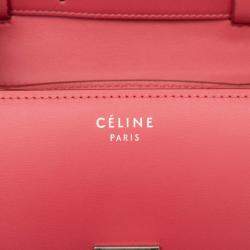 Pre Owned Celine Red Small Calfskin Classic Box