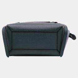 Pre Owned Celine Green Nano Grained Calfskin Belt Bag