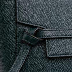 Pre Owned Celine Green Nano Grained Calfskin Belt Bag