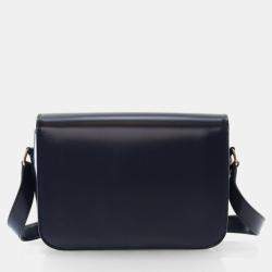 Pre Owned Celine Teen Shiny Calfskin Triomphe Bag