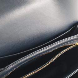 Pre Owned Celine Teen Shiny Calfskin Triomphe Bag
