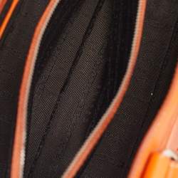 Pre Owned Celine Orange Leather Boogie Tote