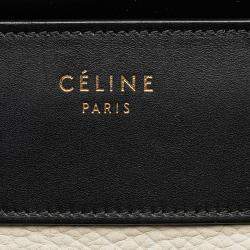 Pre Owned Celine Multicolor Mini Tricolor Calfskin Luggage Tote