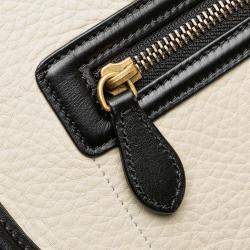 Pre Owned Celine Multicolor Mini Tricolor Calfskin Luggage Tote