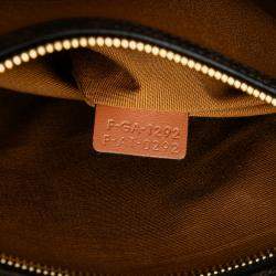 Pre Owned Celine Brown Small Triomphe Coated Canvas Vertical Cabas Tote