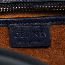 Pre Owned Celine Tricolor Leather Nano Luggage Tote