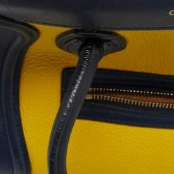 Pre Owned Celine Tricolor Leather Nano Luggage Tote