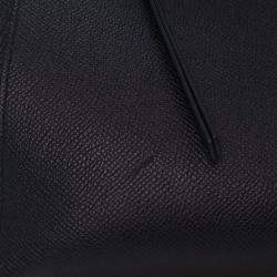 Pre Owned Celine Black Mini Grained Calfskin Belt Bag