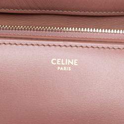 Pre Owned Celine Pink Medium Calfskin Classic Box