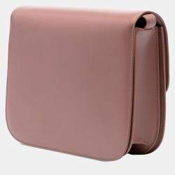 Pre Owned Celine Pink Medium Calfskin Classic Box