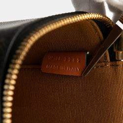 Pre Owned Celine Brown Mini Triomphe Coated Canvas Vanity Case