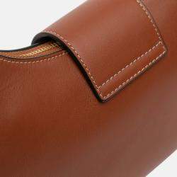 Pre Owned Celine Brown Medium Smooth Calfskin Triomphe Ava Shoulder Bag