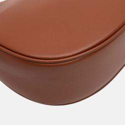 Pre Owned Celine Brown Medium Smooth Calfskin Triomphe Ava Shoulder Bag