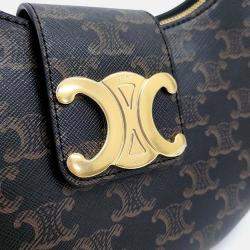 Pre Owned Celine Brown PVC Ava Triumph Bag Medium