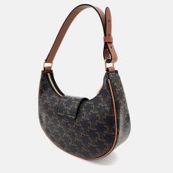 Pre Owned Celine Brown PVC Ava Triumph Bag Medium