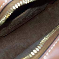 Pre Owned Celine Brown Leather Crossbody Oval Pulse