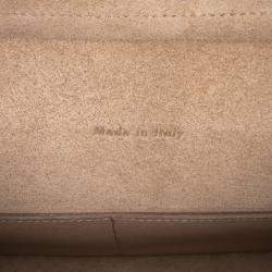 Pre Owned Celine Beige Mini Grained Calfskin Belt Bag